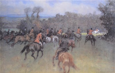 Lot 306 - A quantity of pictures and prints, including after Gilbert Halliday, limited edition hunting print