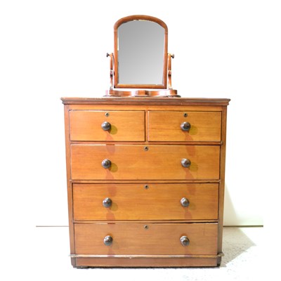 Lot 285 - Victorian walnut chest of drawers