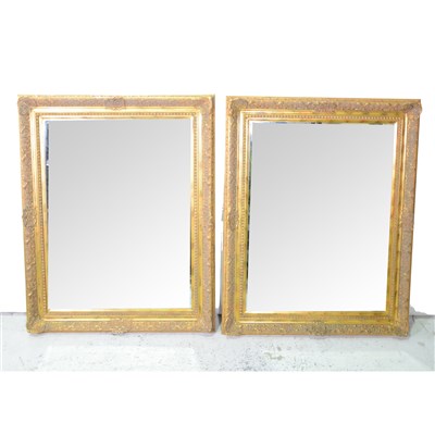 Lot 391 - Pair of Contemporary wall mirrors