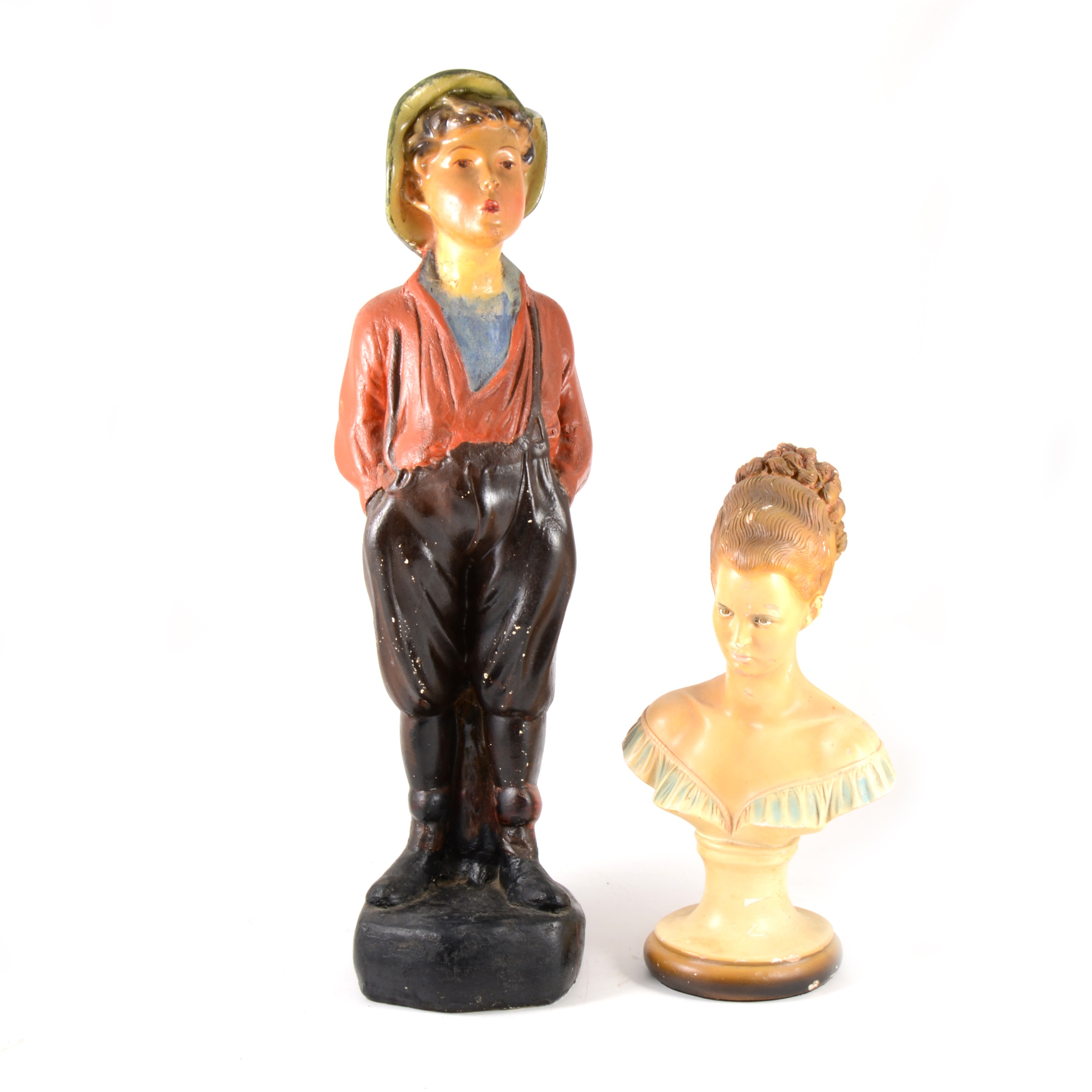 Whistling boy clearance figurine