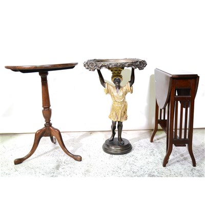 Lot 344 - A reproduction pedestal stand, ...