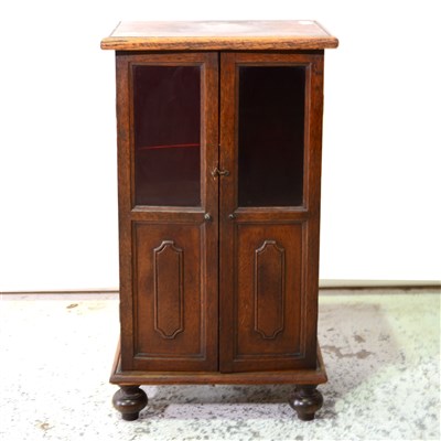 Lot 305 - An Edwardian teak wood table cabinet, ...