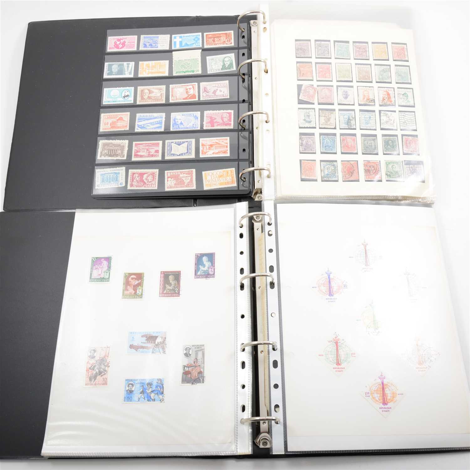 Lot 190 - Stamps: world-wide collection, in 10 Prinz ring binder albums
