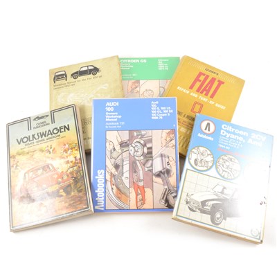 Lot 132 - Motoring and Motor Sport books; including manuals, reference and picture books, four boxes.