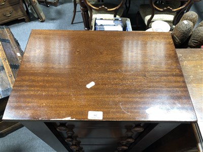 Lot 382 - Victorian style mahogany Wellington chest