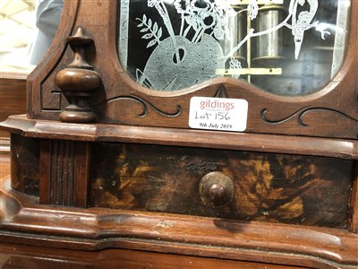 Lot 156 - An Ansonia shelf clock