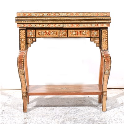 Lot 321 - Anglo Indian games table