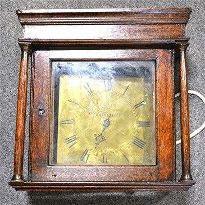 Lot 303 - Oak cased longcase clock, signed Demayne, Woodbridge