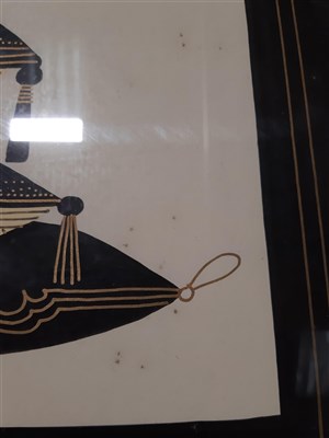 Lot 254 - L J Green, four Art Deco style fashion studies