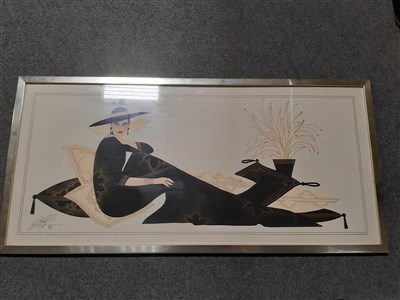 Lot 254 - L J Green, four Art Deco style fashion studies