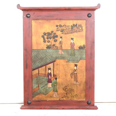 Lot 325 - A reproduction Chinese panel