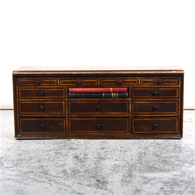 Lot 466 - A nest of Victorian painted drawers