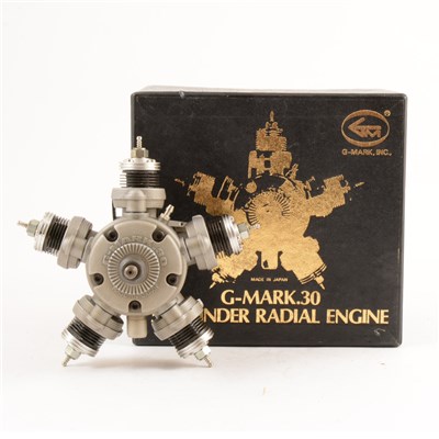 Lot 183 - G-MARK 30, 5 Cylinder Radial glow engine.  NIB