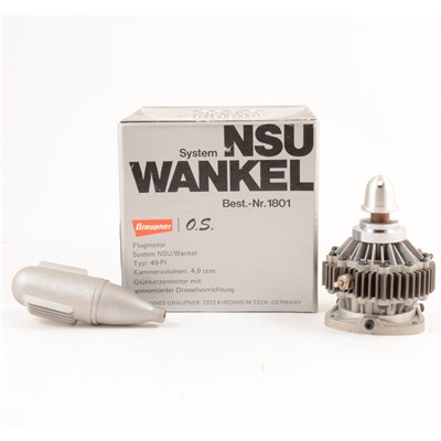 Lot 209 - OS NSU WANKEL 4.69cc R/C glow.  NIB