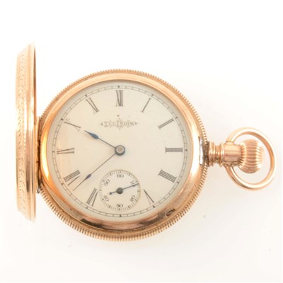 Lot 287 - The Illinois Watch Company - a full hunter pocket watch