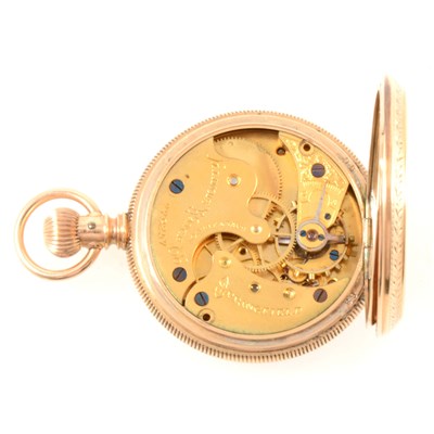 Lot 287 - The Illinois Watch Company - a full hunter pocket watch