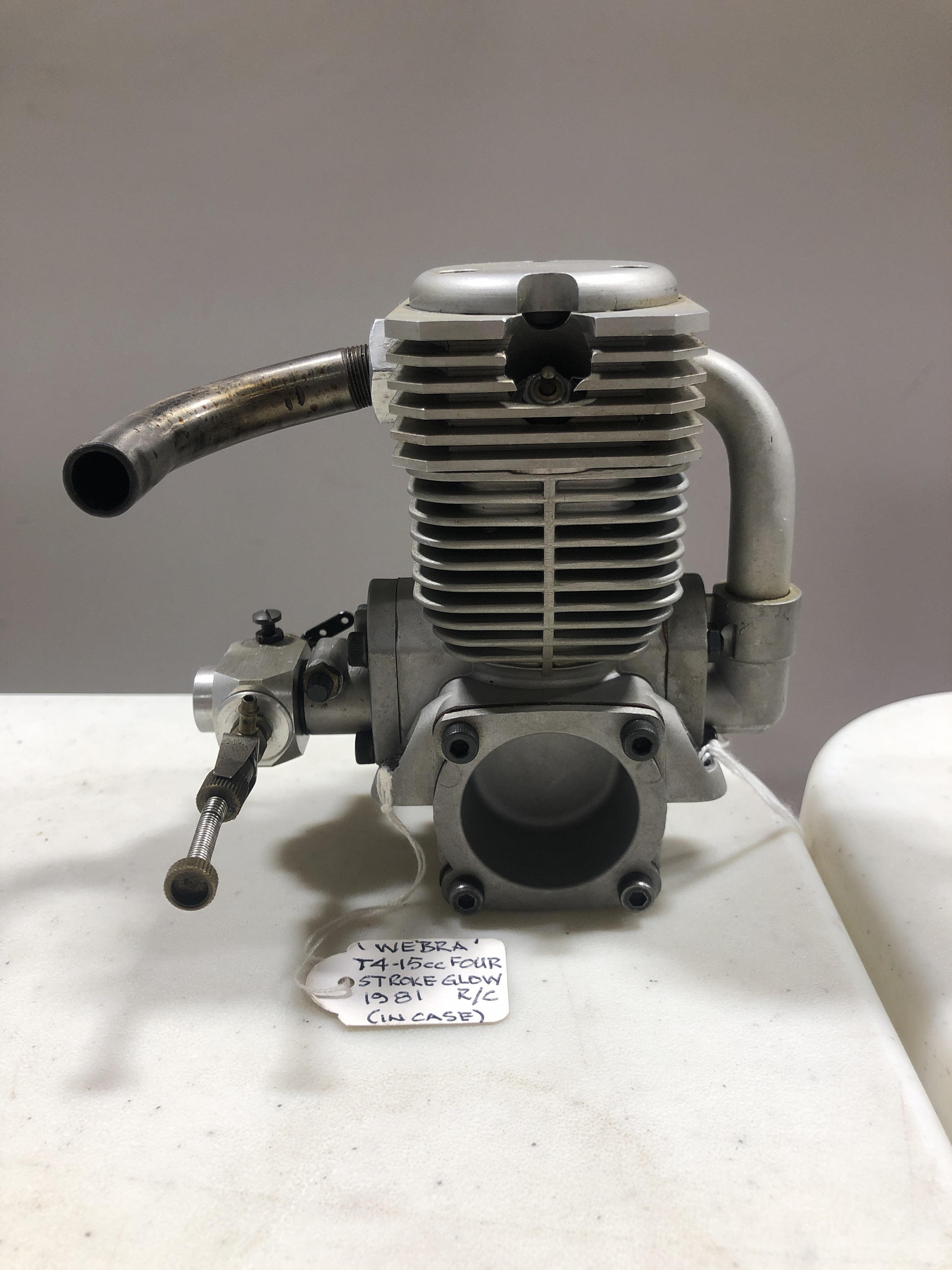 Lot 262 - WEBRA T4 15cc FS R/C glow.