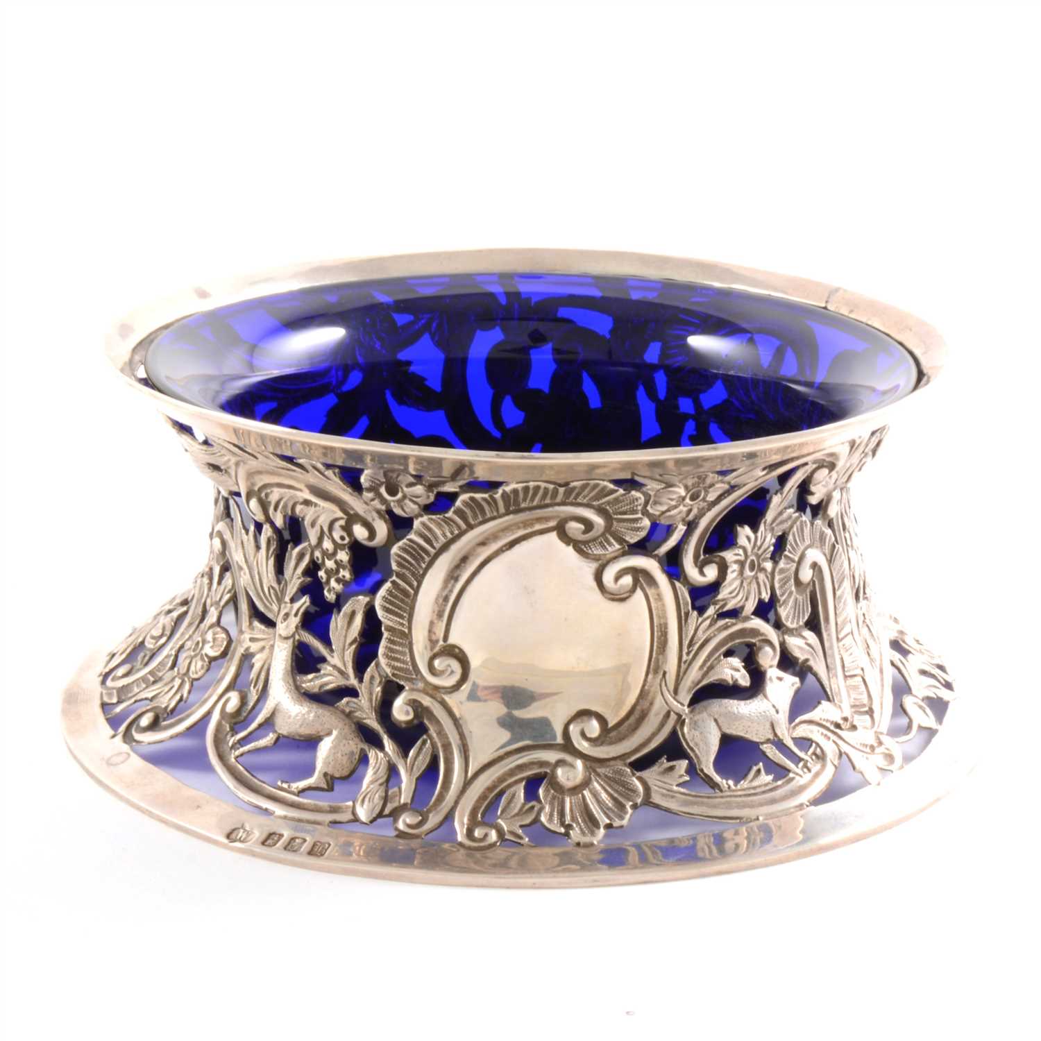 Lot 129 - Victorian Irish silver dish ring, West & Son, Dublin 1899