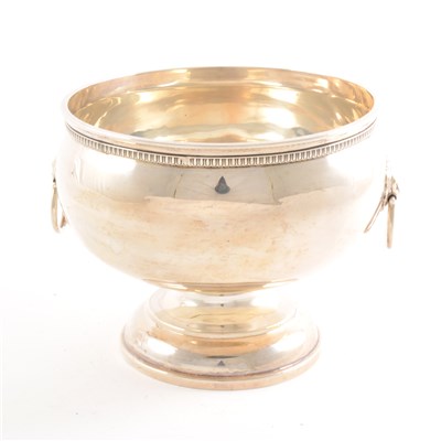 Lot 139 - Silver pedestal rose bowl, Henry Moreton, Birmingham 1914
