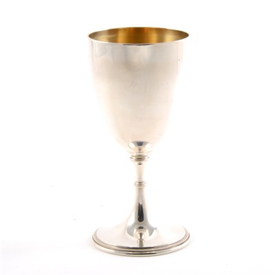 Lot 131 - Arts & Crafts inspired silver pedestal cup, maker's mark C E-P Co, Chester 1927