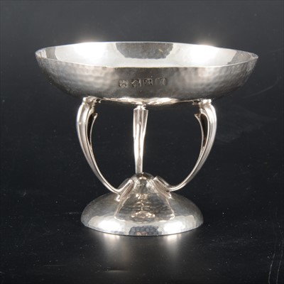 Lot 31 - A silver pedestal bowl, by Liberty & Co., Glasgow, 1909.