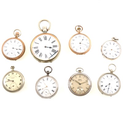 Lot 234 - A collection of wrist and pocket watches.