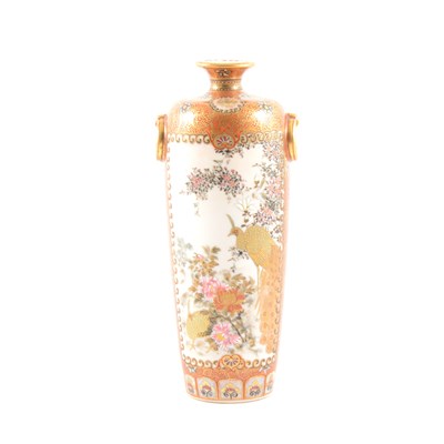 Lot 72 - Japanese porcelain vase, probably Meiji