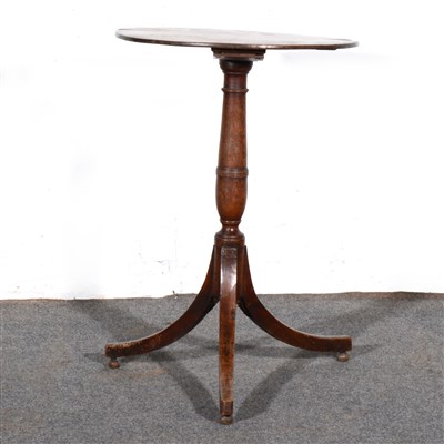 Lot 416 - A Victorian oak occasional table, circular...