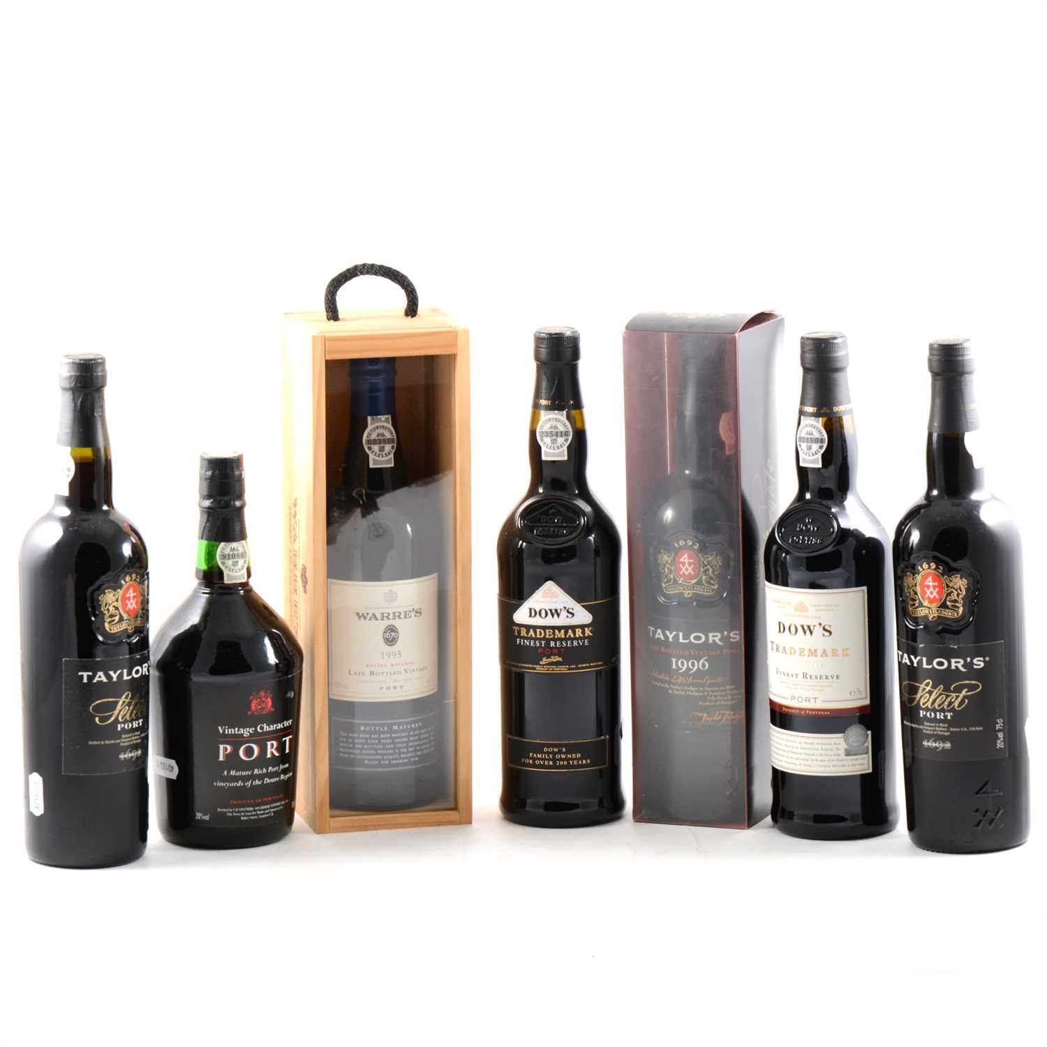 Lot 88 - Port; seven bottles including Warres, Taylor's and Dow's