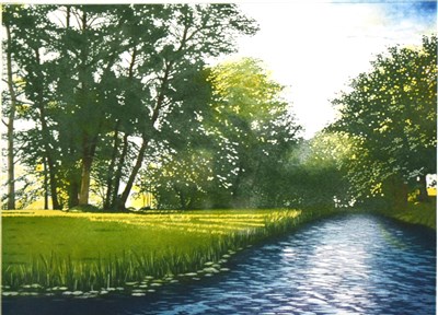 Lot 269 - Christopher Penny, "Grand Union Canal, Marsworth" and "The River Waveney"