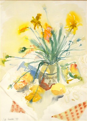 Lot 249 - Jill Hailes, Spring, watercolour