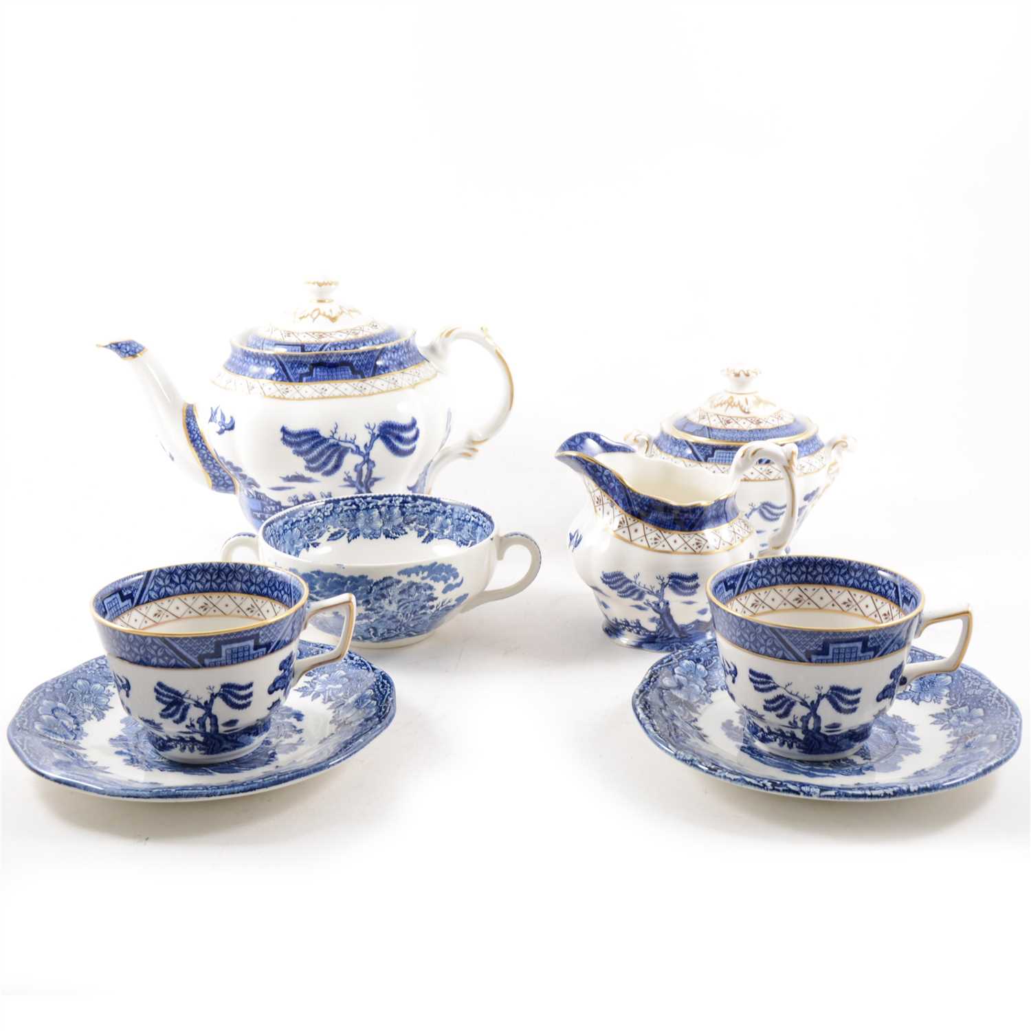 Lot 59 - Booths "Real Old Willow" tea service