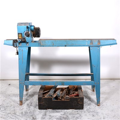 Lot 596 - Wood turning lathe