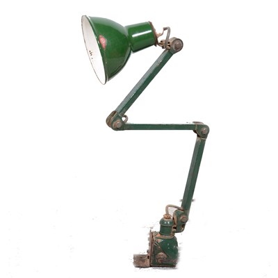 Lot 603 - Industrial adjustable wall fixing light.