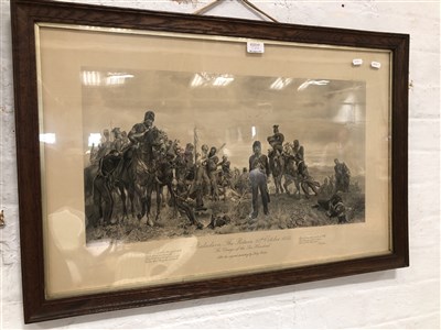 Lot 287 - After Elizabeth Thompson (Lady Butler), Balaclava, The Return, monochome print