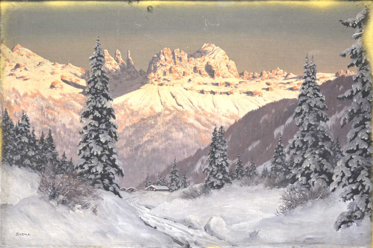 Lot 378 - Hans Barma, Rosengarten, Dolomites