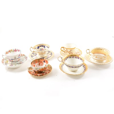 Lot 52 - Royal Worcester blush ivory cup and saucer