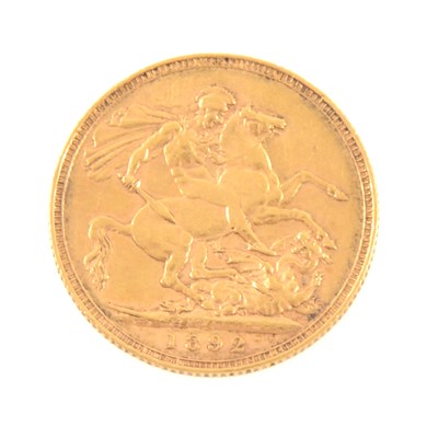Lot 292 - A Full Sovereign - Victoria Jubilee Head 1892