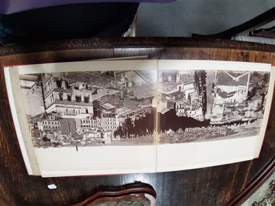 Lot 139 - Pascal Sebah Joaillier, Panorama de Constantinople Pris de la Tour de Galata, and four boxes of books