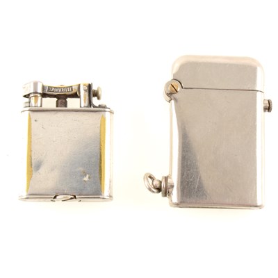 Lot 290 - A Thorens cigarette lighter and vintage Dunhill lighter