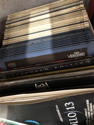 Lot 131 - Ten boxes of Laserdiscs, and Videodisc films / music.