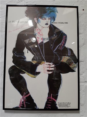 Lot 256 - Jo Brocklehurst, London Take Two, two exhibition posters from the Francis Kyle gallery, 1982.