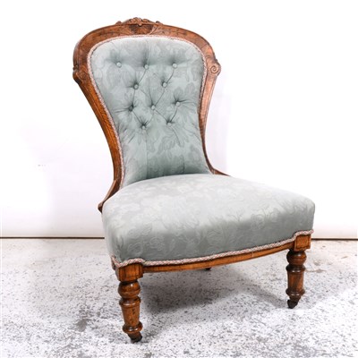 Lot 438 - Victorian easy chair