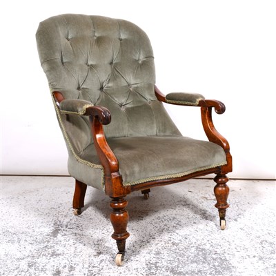 Lot 348 - Victorian easy chair