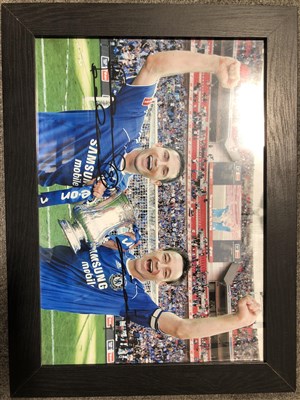 Lot 114 - Collection of Chelsea football club related items, including signed shirts, booklets, tickets, magazines, etc.