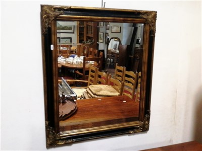 Lot 472 - Gilt framed mirror, 76cm x 62cm.