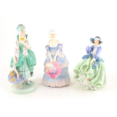 Lot 17 - Three Royal Doulton figurines