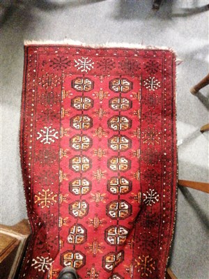 Lot 587 - Two red Tekke rugs