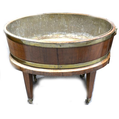 Lot 459 - A George IV mahogany wine cooler