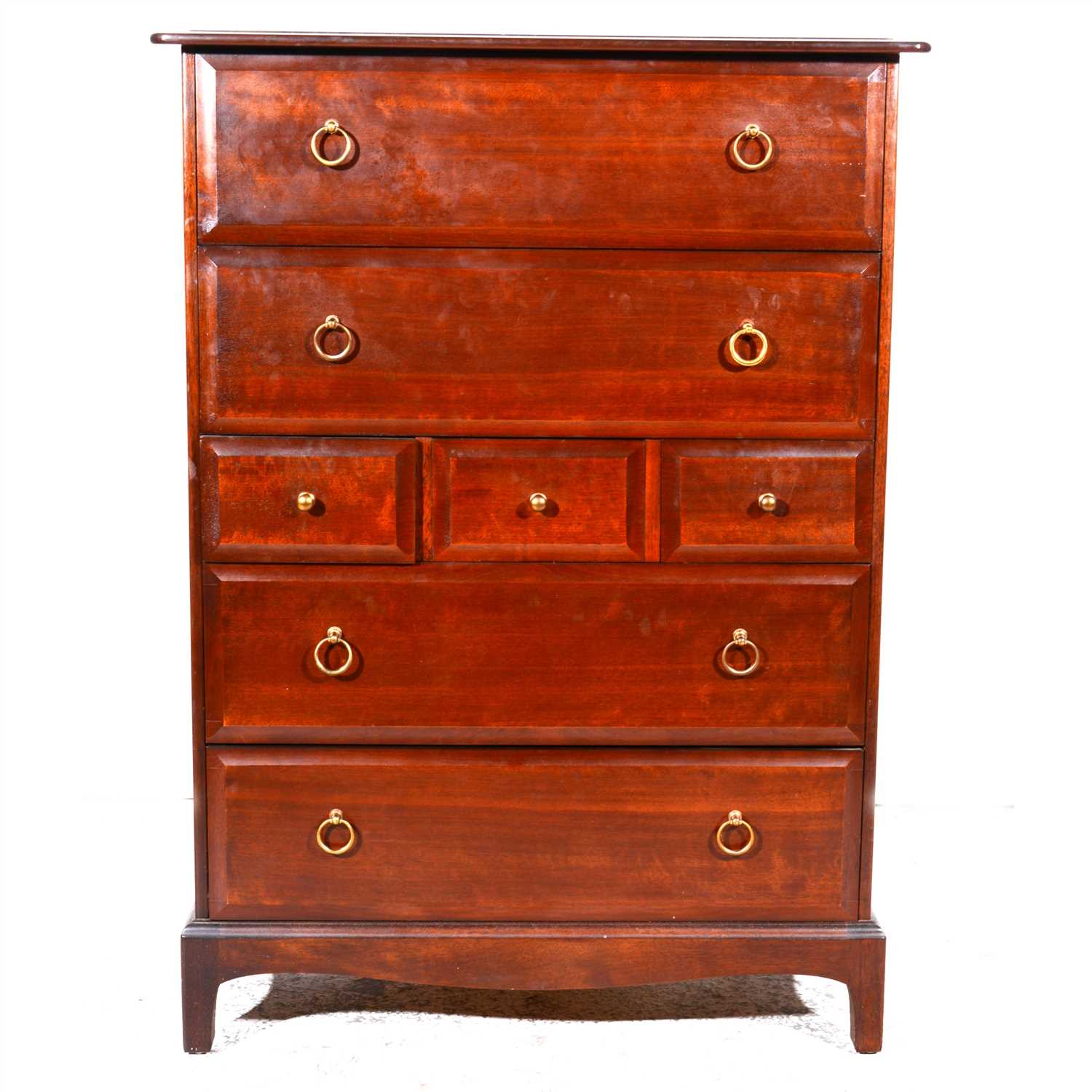 Lot 384 Stag Minstrel Mahogany Chest Of Drawers